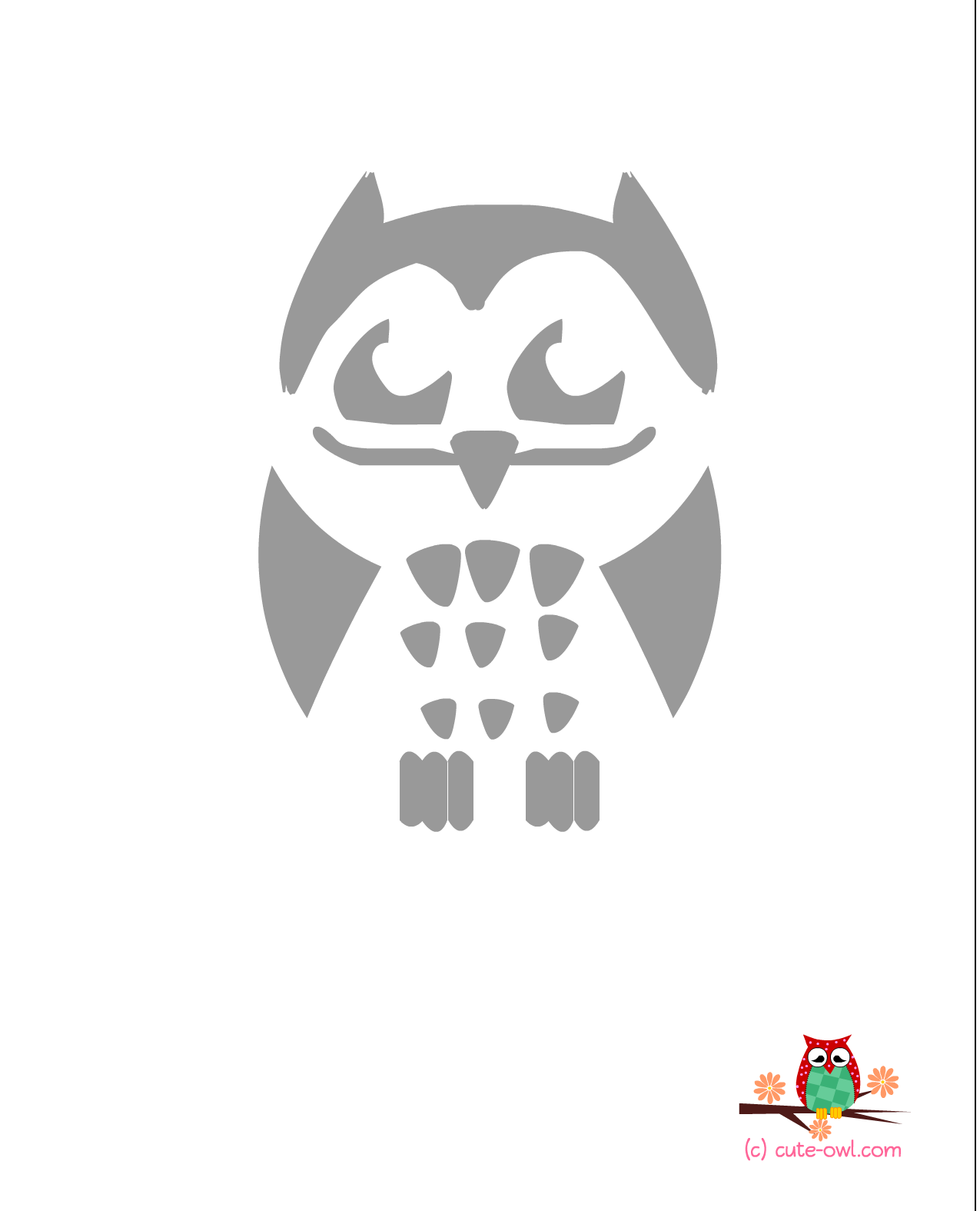 Cute Owl Stencils Free Printable Owl Stencil Free Stencils Free Stencils Printables