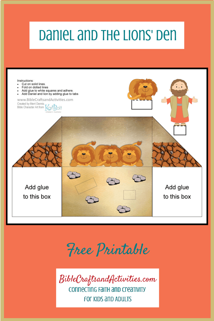 Daniel And The Lions Den Free Printables