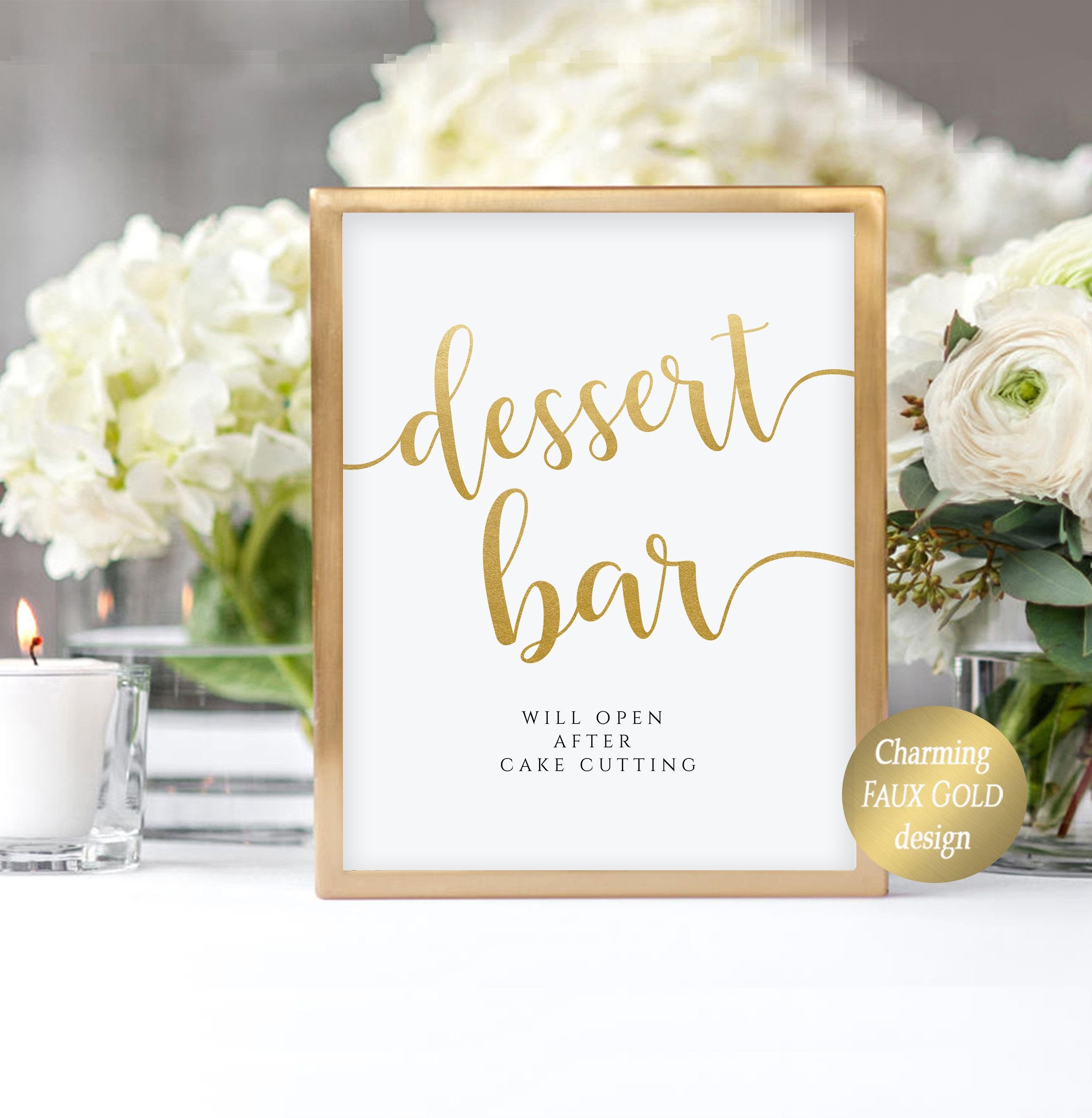 Dessert Bar Sign Printable Dessert Table Sign Printable Etsy Gift Table Signs Printable Wedding Sign Wedding Signs