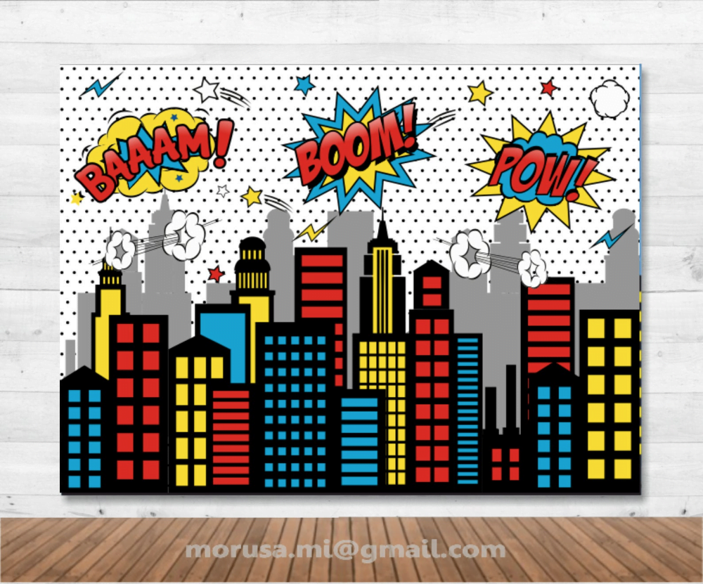 Printable Superhero Buildings