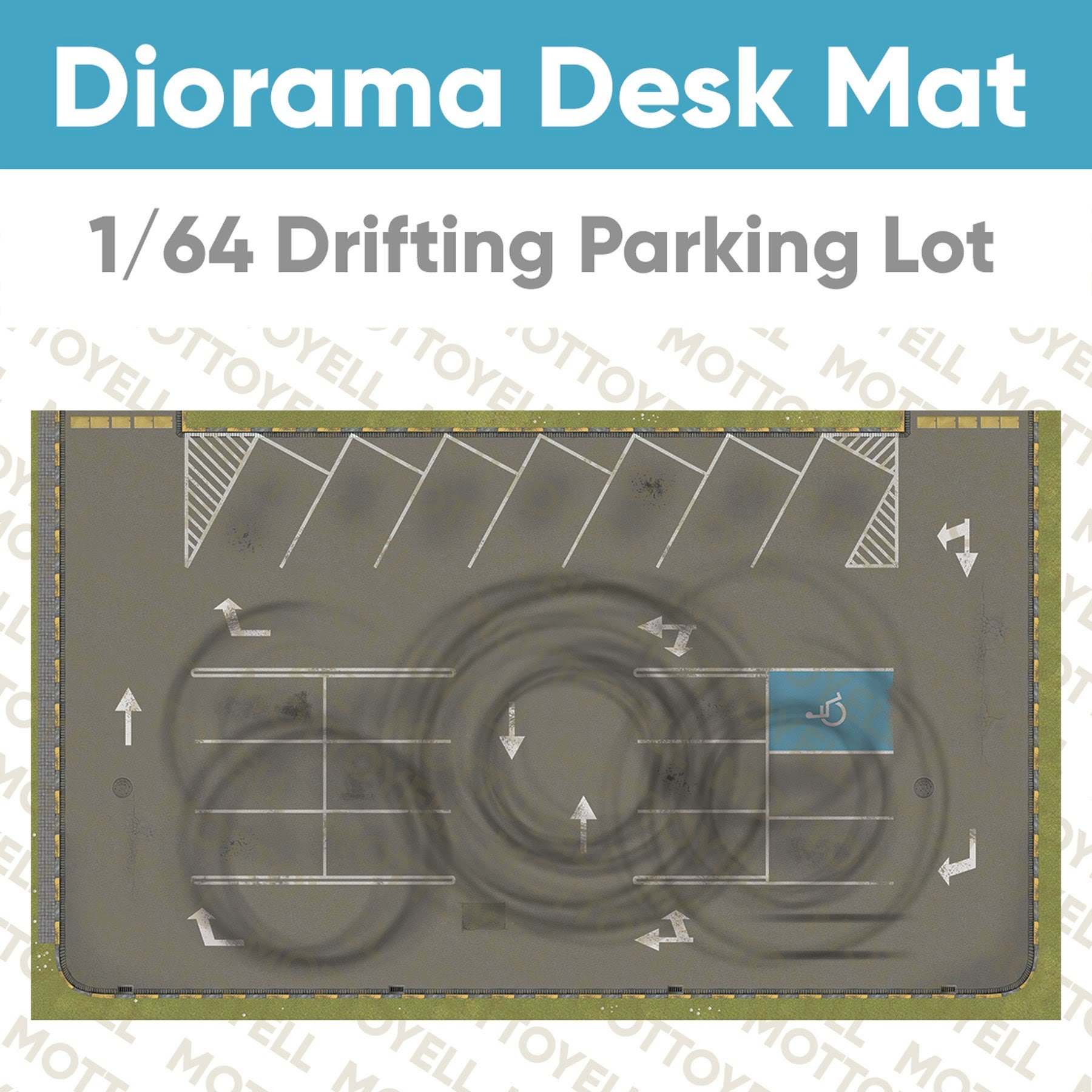 Printable Parking Lot Diorama