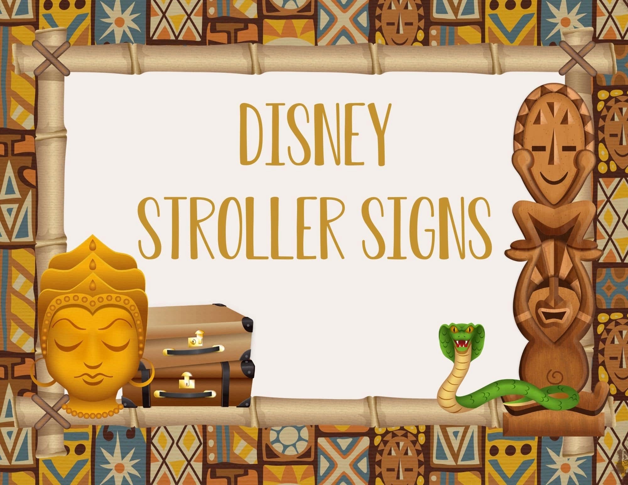 Disney Printable Stroller Signs