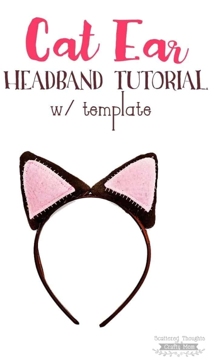 Printable Cat Ears Template