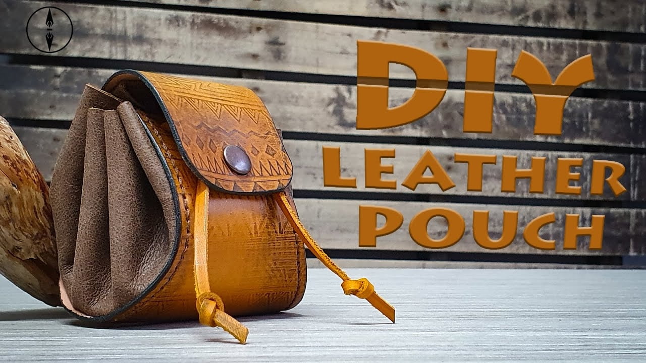 Printable Medieval Leather Pouch Pattern
