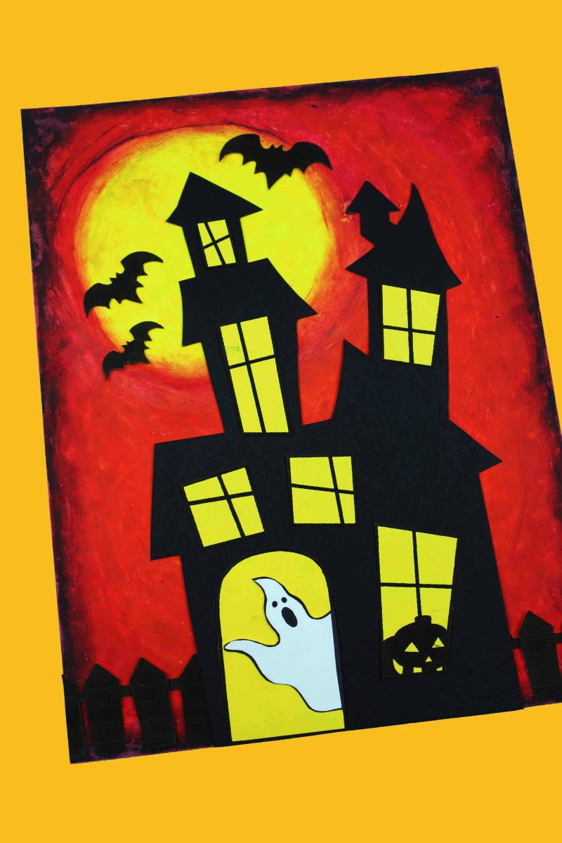 Haunted House Template Printable