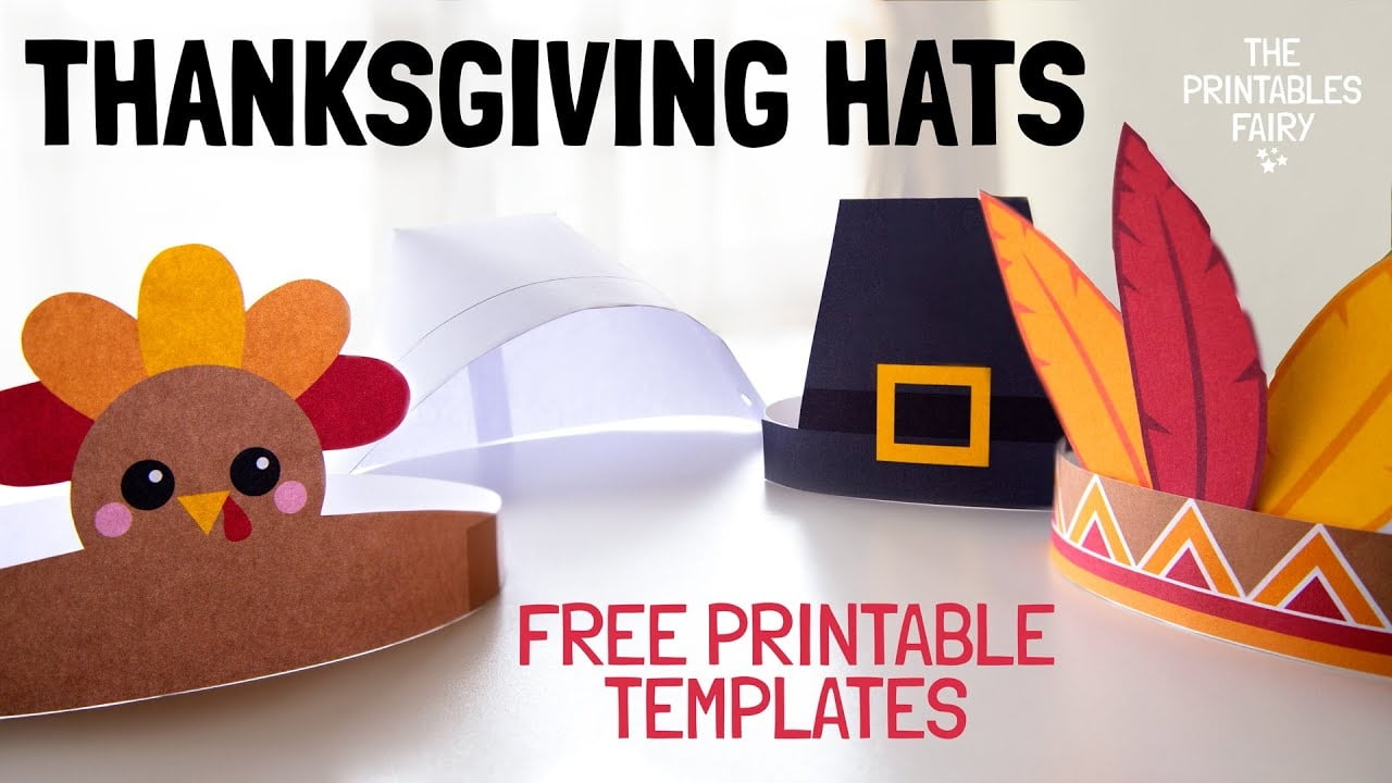 DIY Thanksgiving Hats For Kids The Printables Fairy