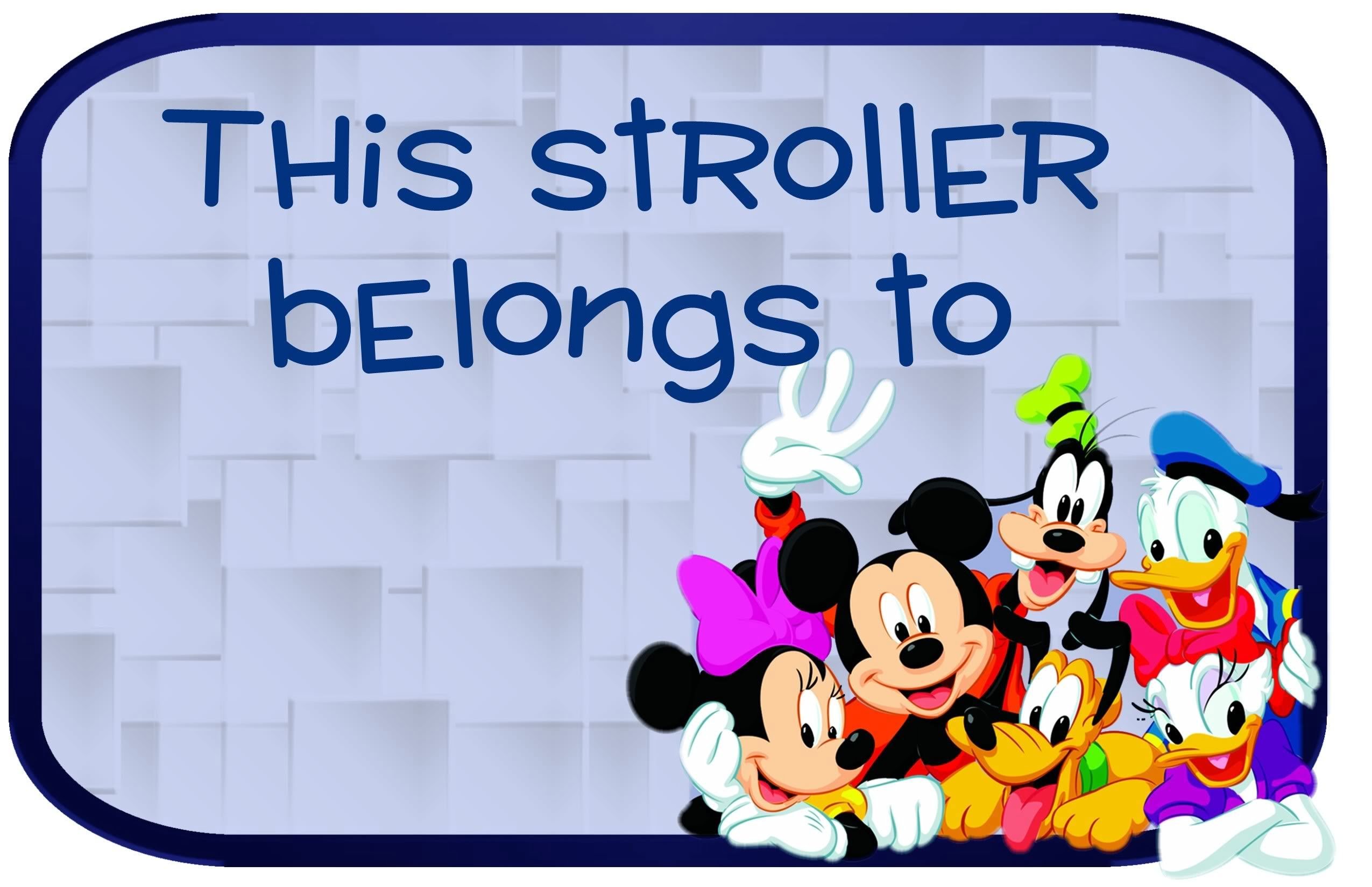 Donatalie s Image Disney Stroller Tags Disney Trip Surprise Disney Scrapbook
