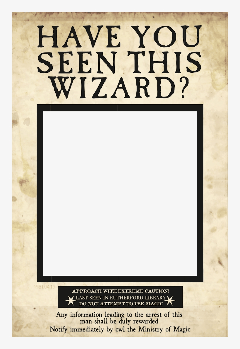 Have You Seen This Wizard Printable
