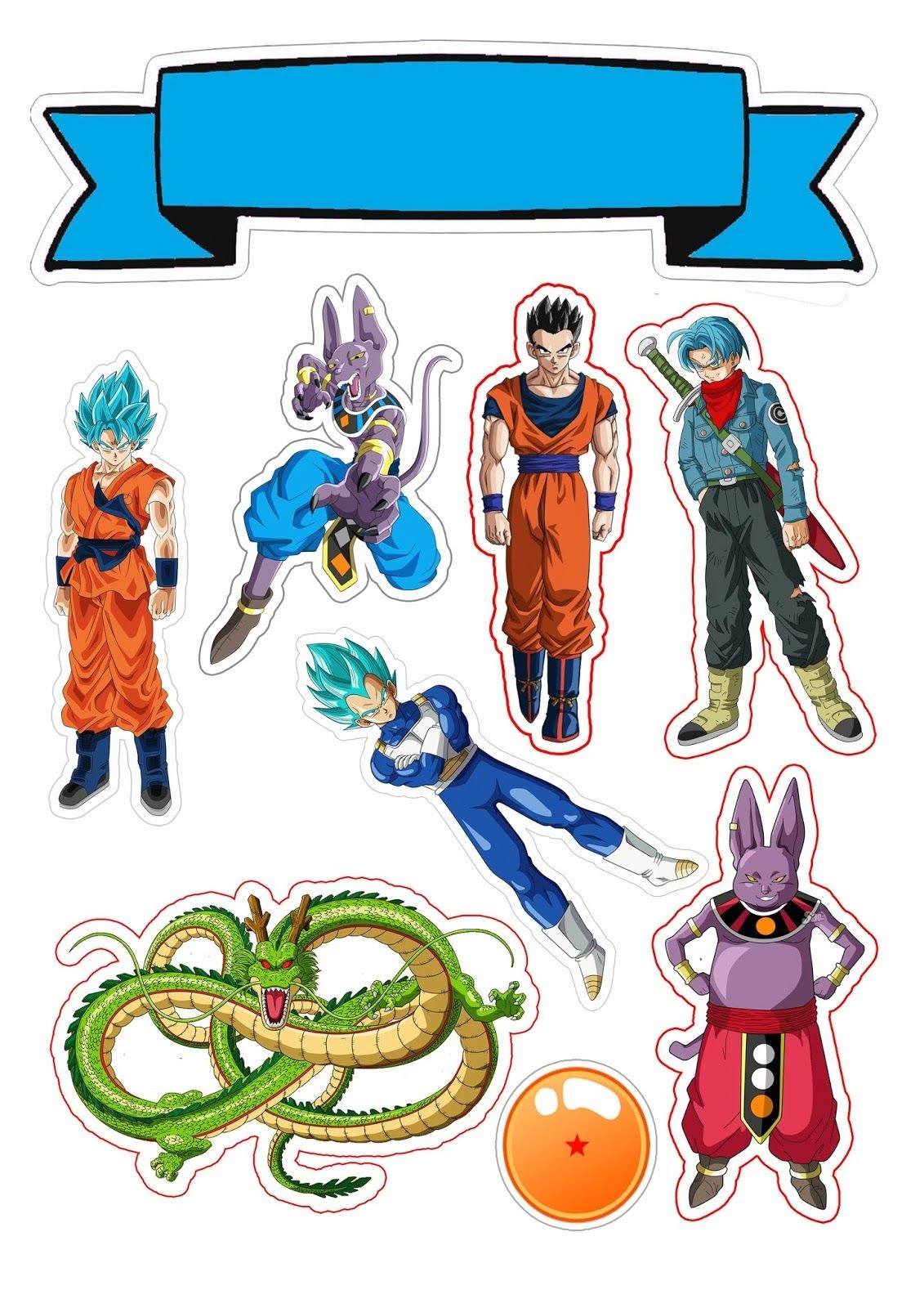 Dragon Ball Z Free Printable Cake And Cupcake Toppers Oh My Fiesta For Geeks Pi ata De Goku Pasteles De Goku Cumplea os De Drag n