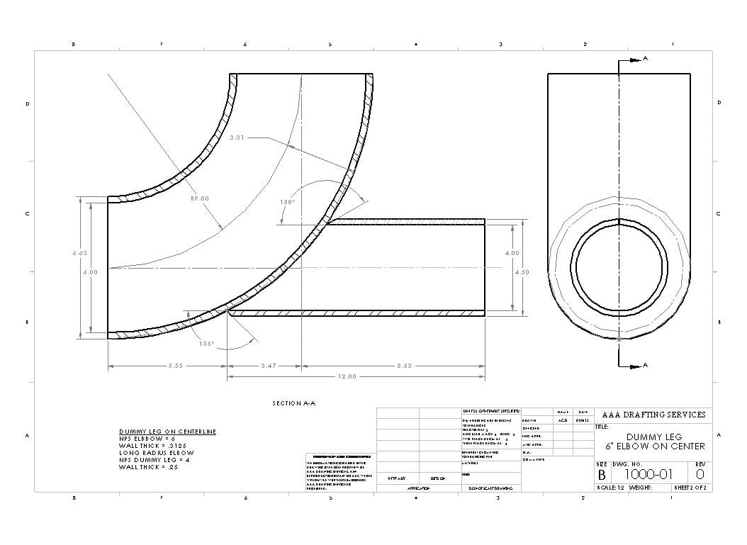 Printable 45 Degree Pipe Cutting Template