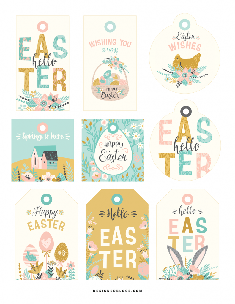 Easter Gift Tag Printable