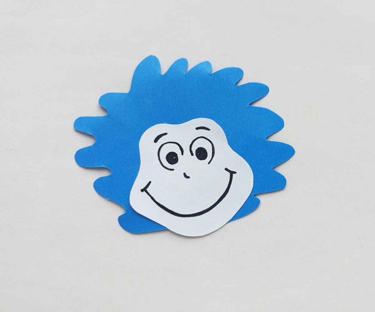 Printable Thing 1 And Thing 2 Face Template