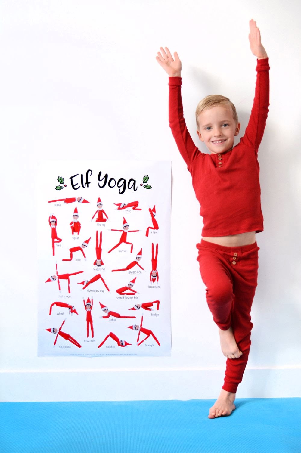 Elf On The Shelf Yoga Poster Free Download Amy Robison Blog Elf Fun Yoga For Kids Elf On The Shelf