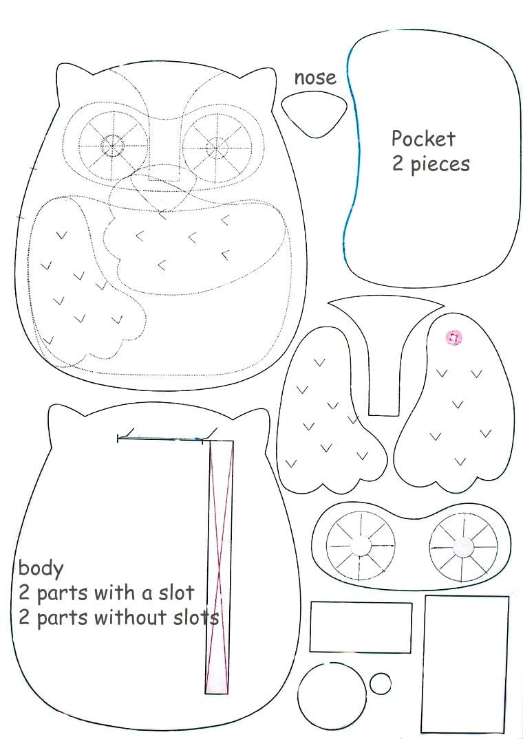 Printable Coin Purse Template