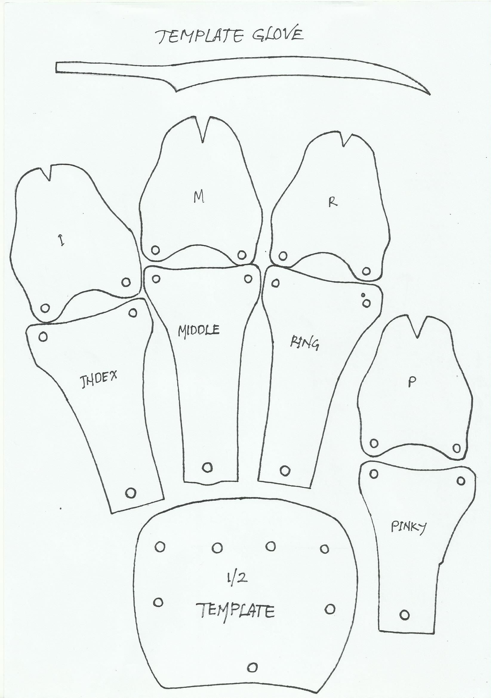 Printable Freddy Krueger Glove Template Free Printable