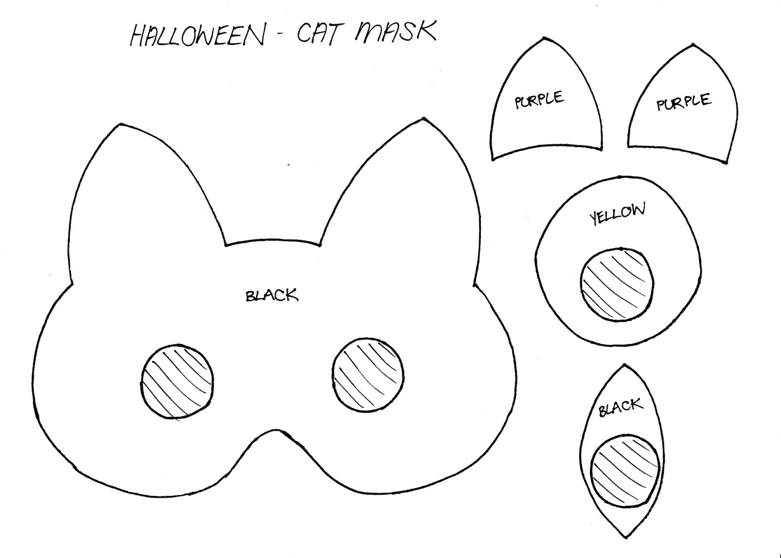 Free Cat Face Template Download Free Cat Face Template Png Images Free ClipArts On Clipart Library