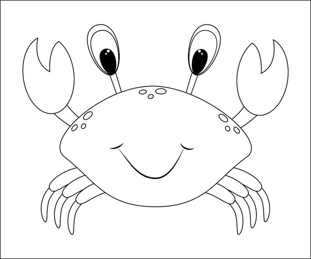 Free Printable Crab Template