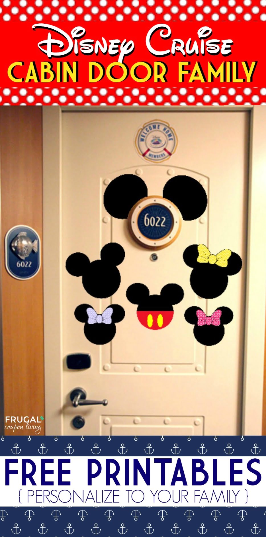 Printable Disney Stateroom Door Magnet Templates Free