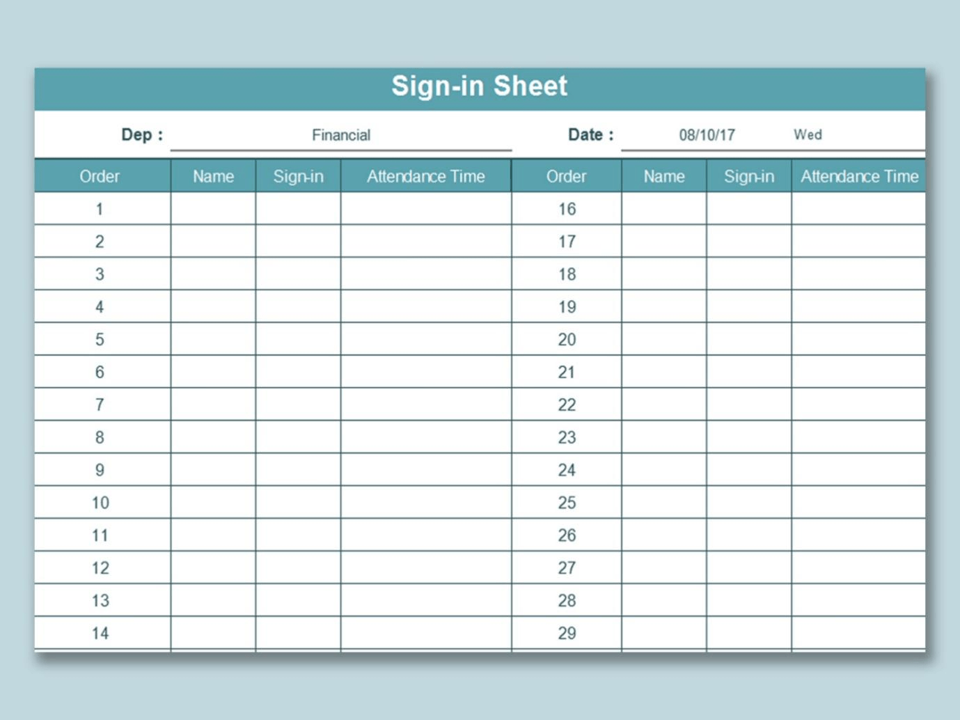 Free Download Best Inventory Sign out Sheet Template Excel WPS Office Academy