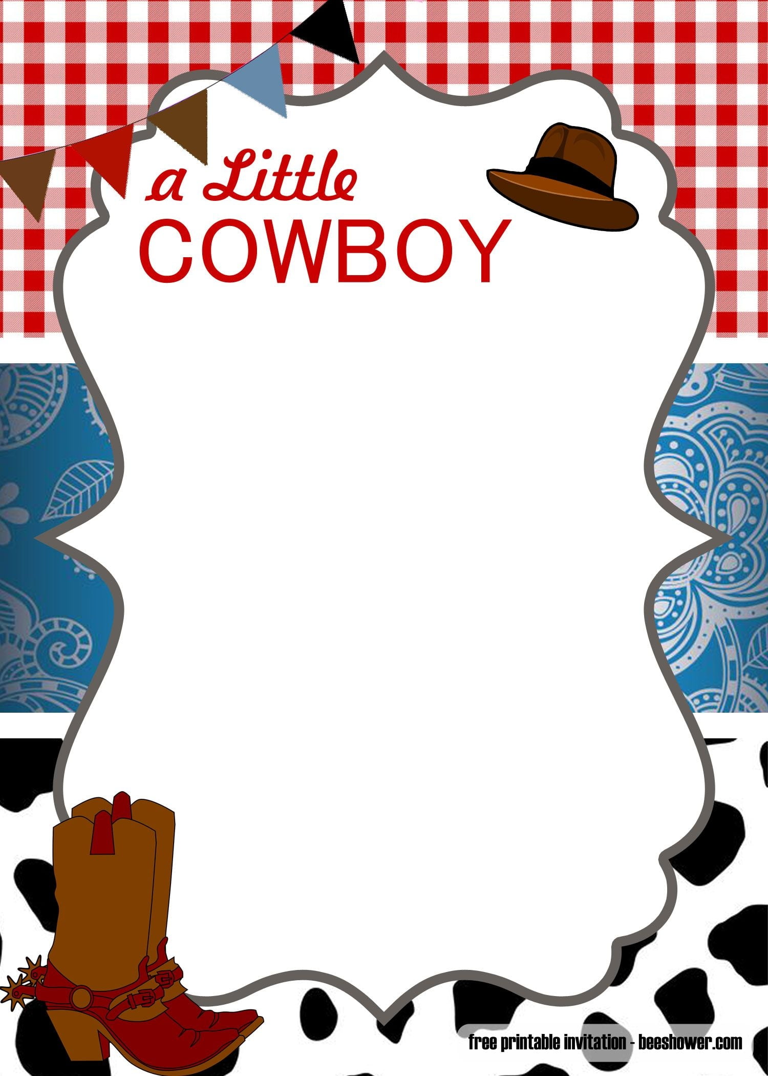 Free FREE Cowboy Baby Shower Invitation Templates Cowboy Baby Shower Invitations Cowboy Baby Shower Cowboy Invitations