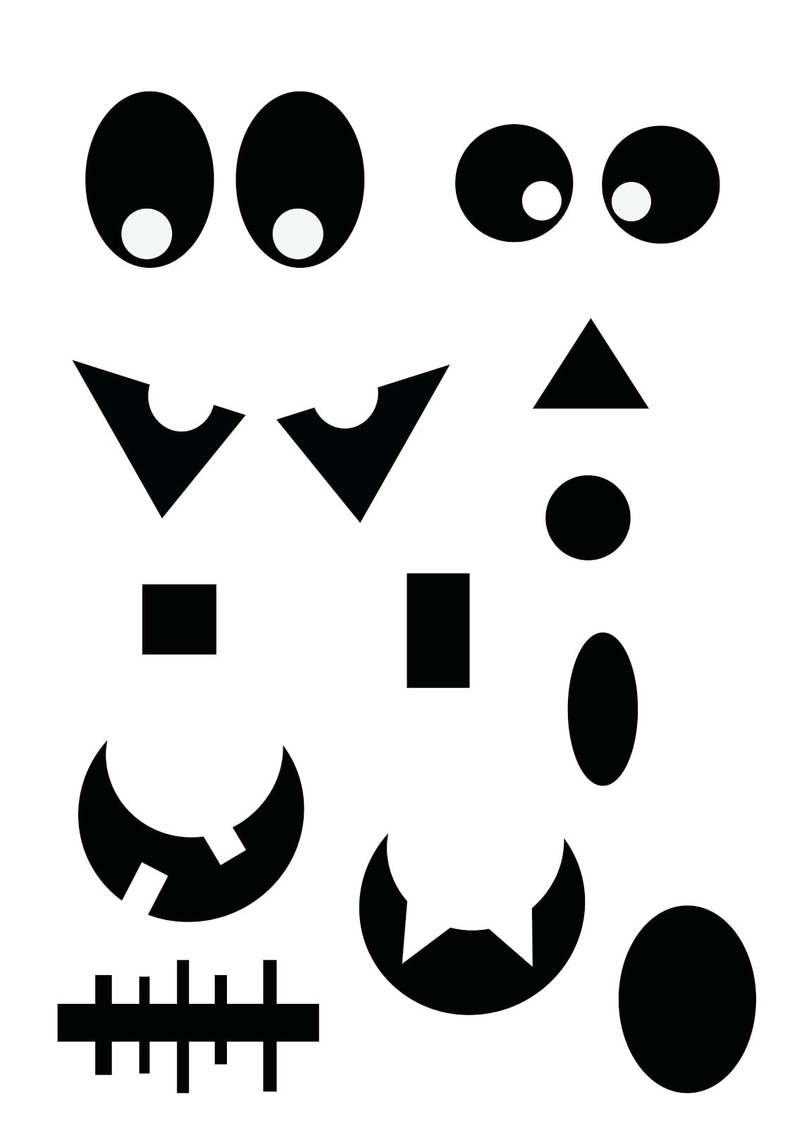 Ghost Face Template Printable