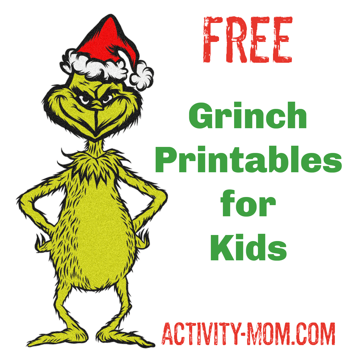 The Grinch Printable Template