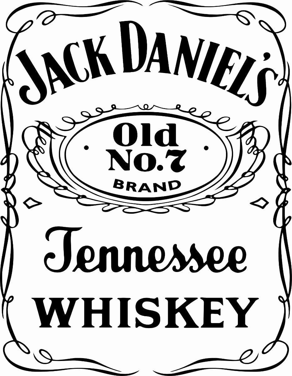 Printable Jack Daniels Label Template