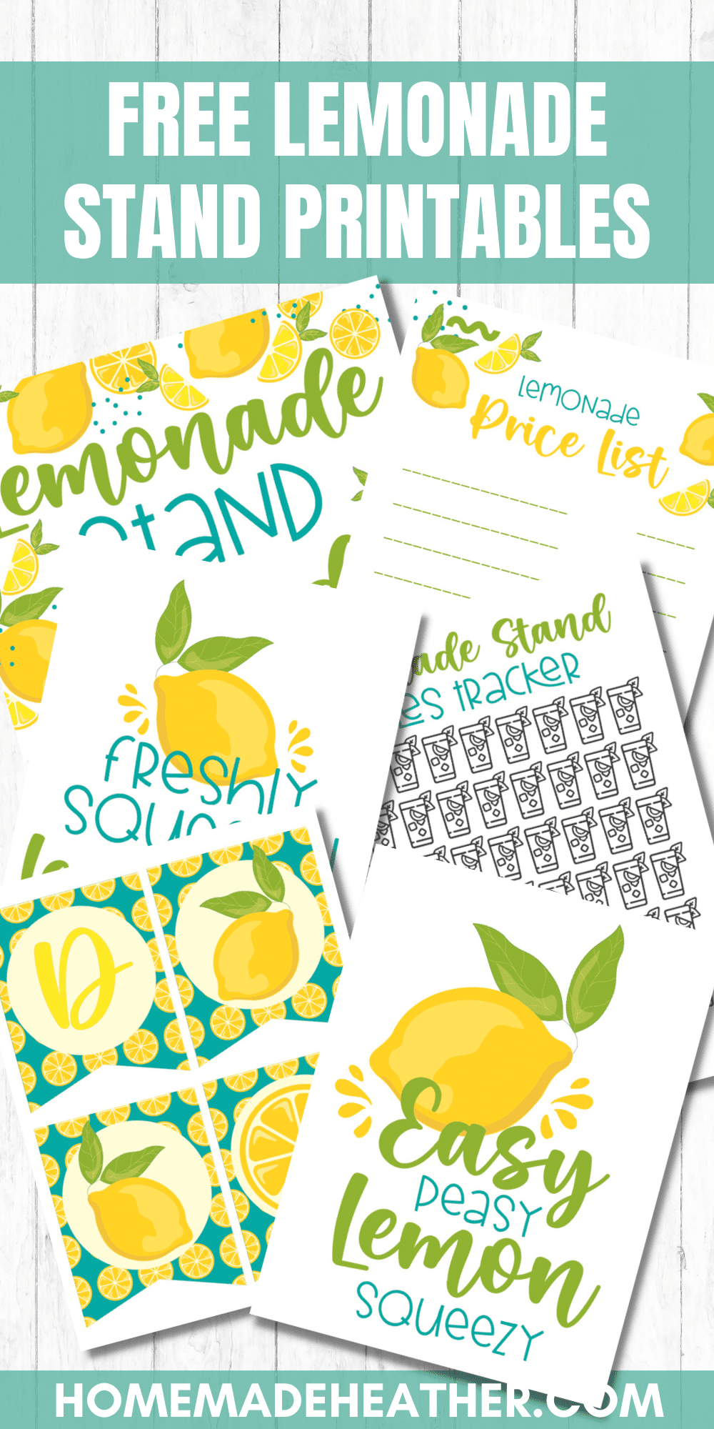 Free Lemonade Stand Printables Homemade Heather