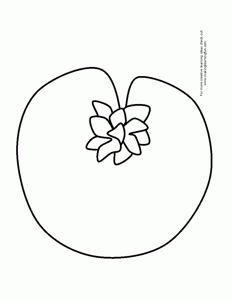 Printable Lily Pad Template