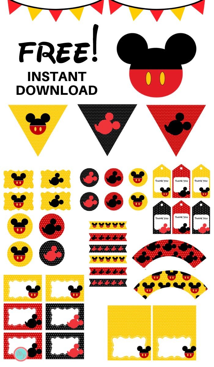 Free Mickey Mouse Classroom Printables