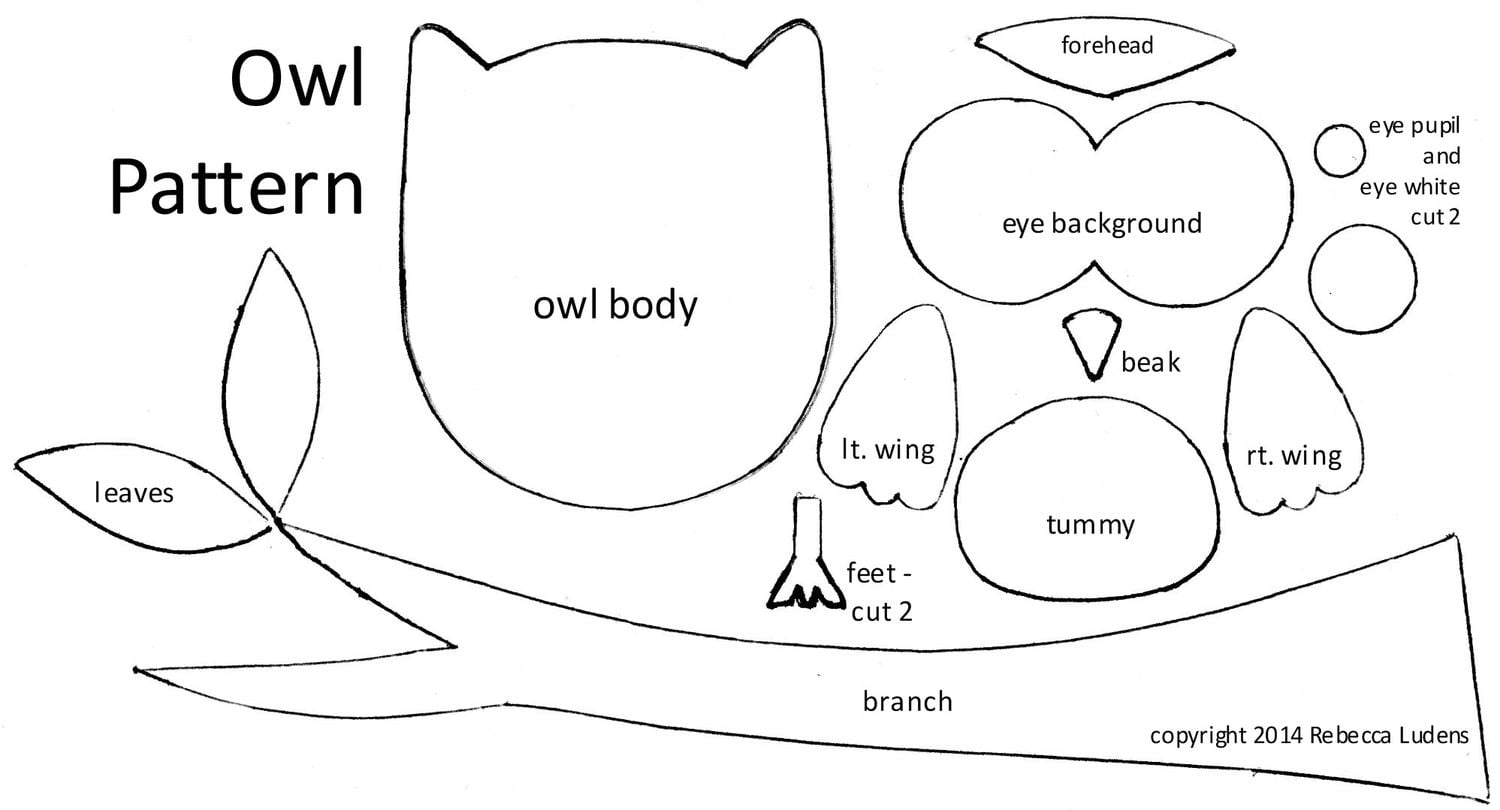 Owl Template Printable Free