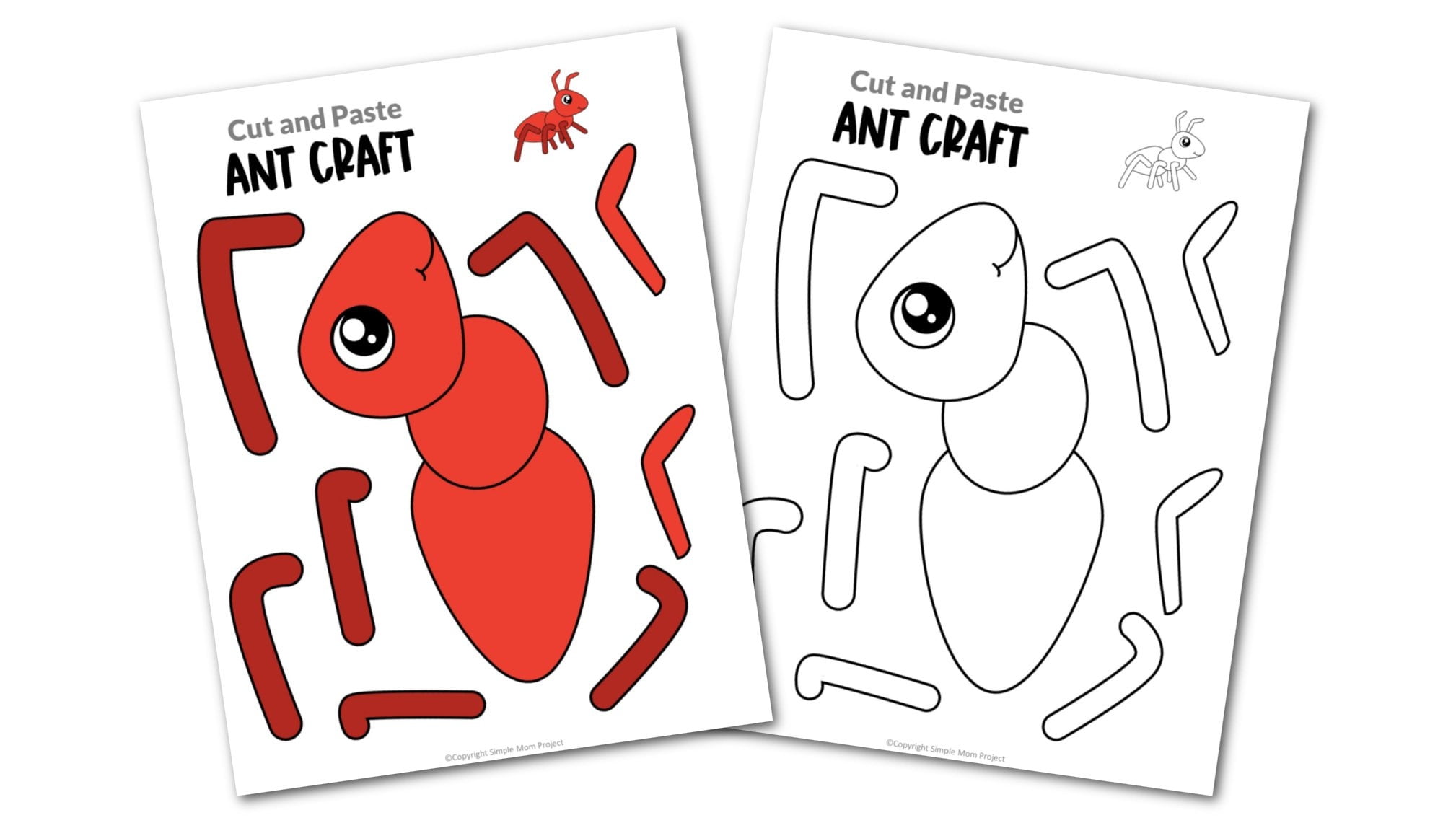 Free Printable Ant Craft Template Simple Mom Project