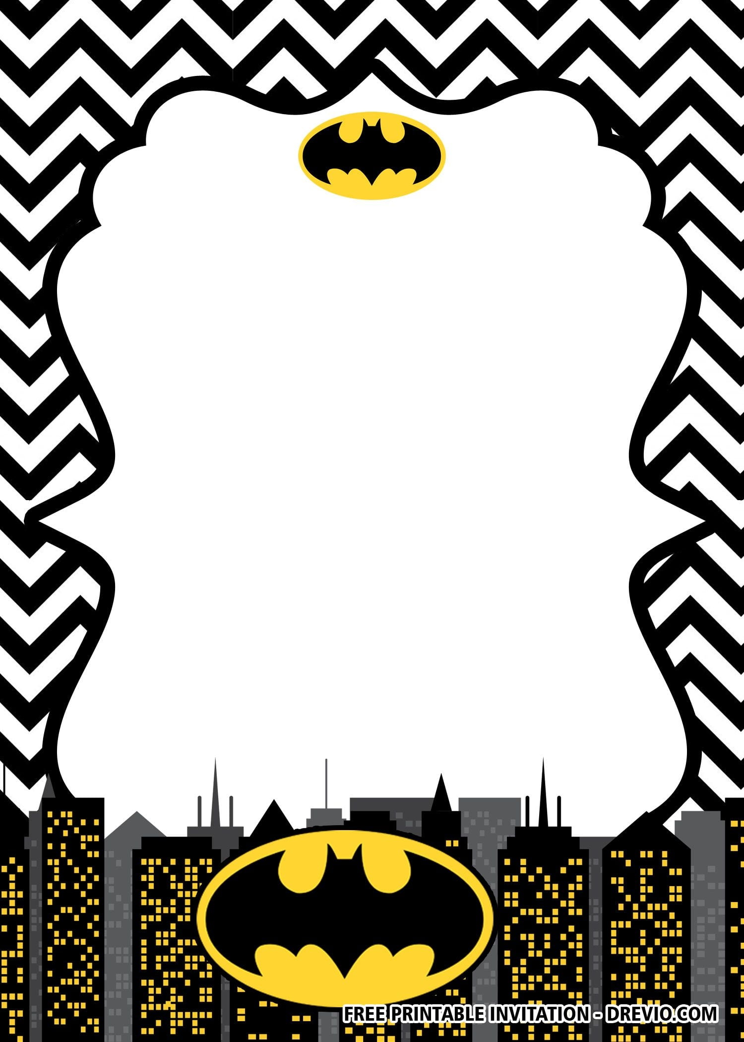 FREE Printable Batman Birthday Invitation Templates Batman Birthday Batman Invitations Batman Birthday Party