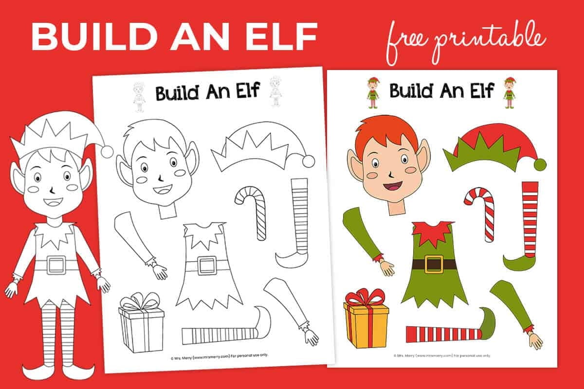 Free Printable Elf Template