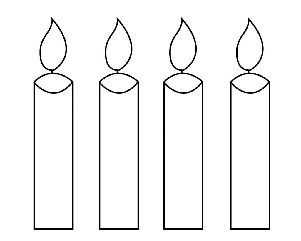 Free Printable Candle Coloring Pages Birthday Candles Printable Candle Printable Birthday Candle Template