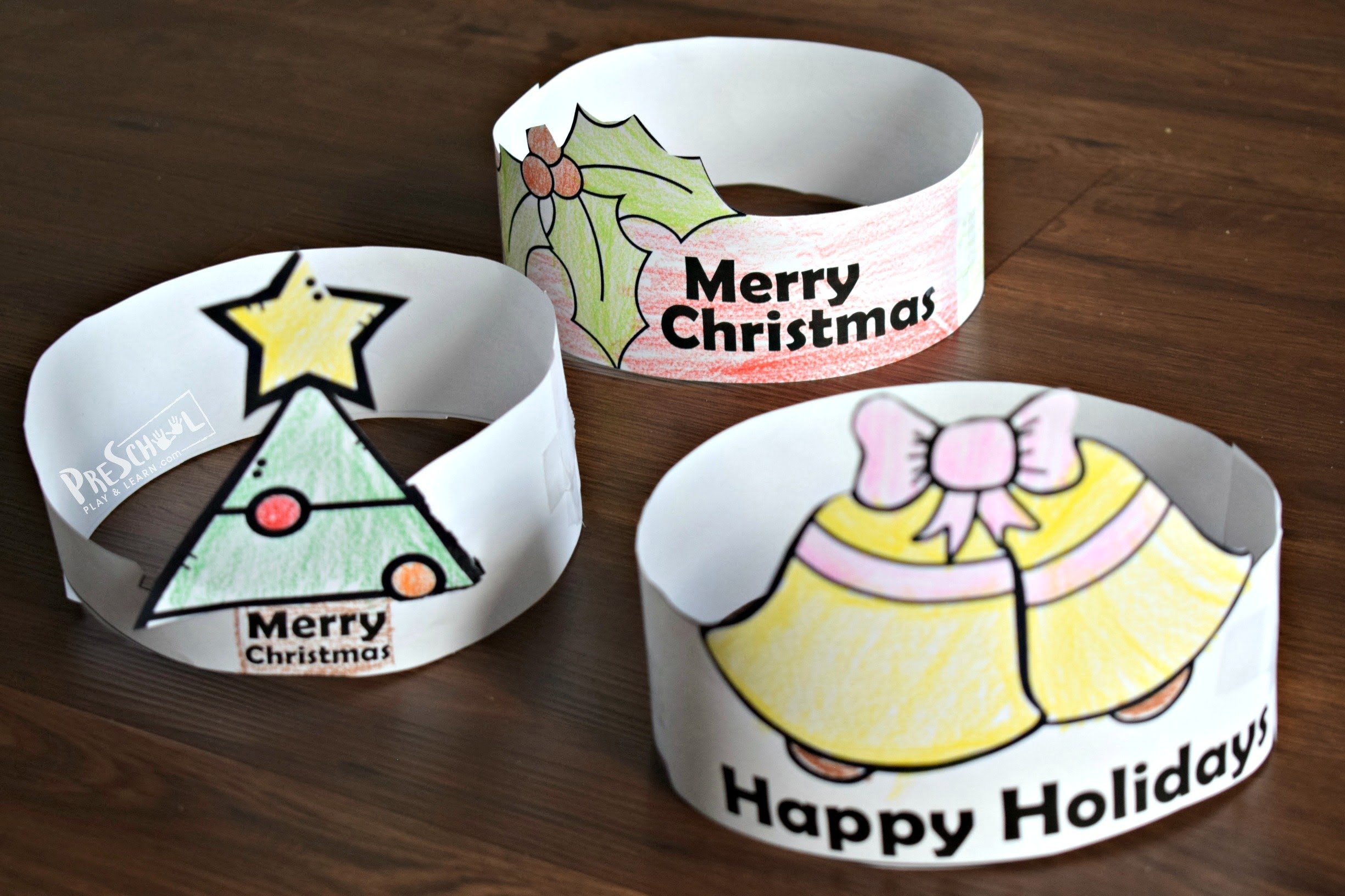  FREE Printable Christmas Hat Template Preschool Crafts