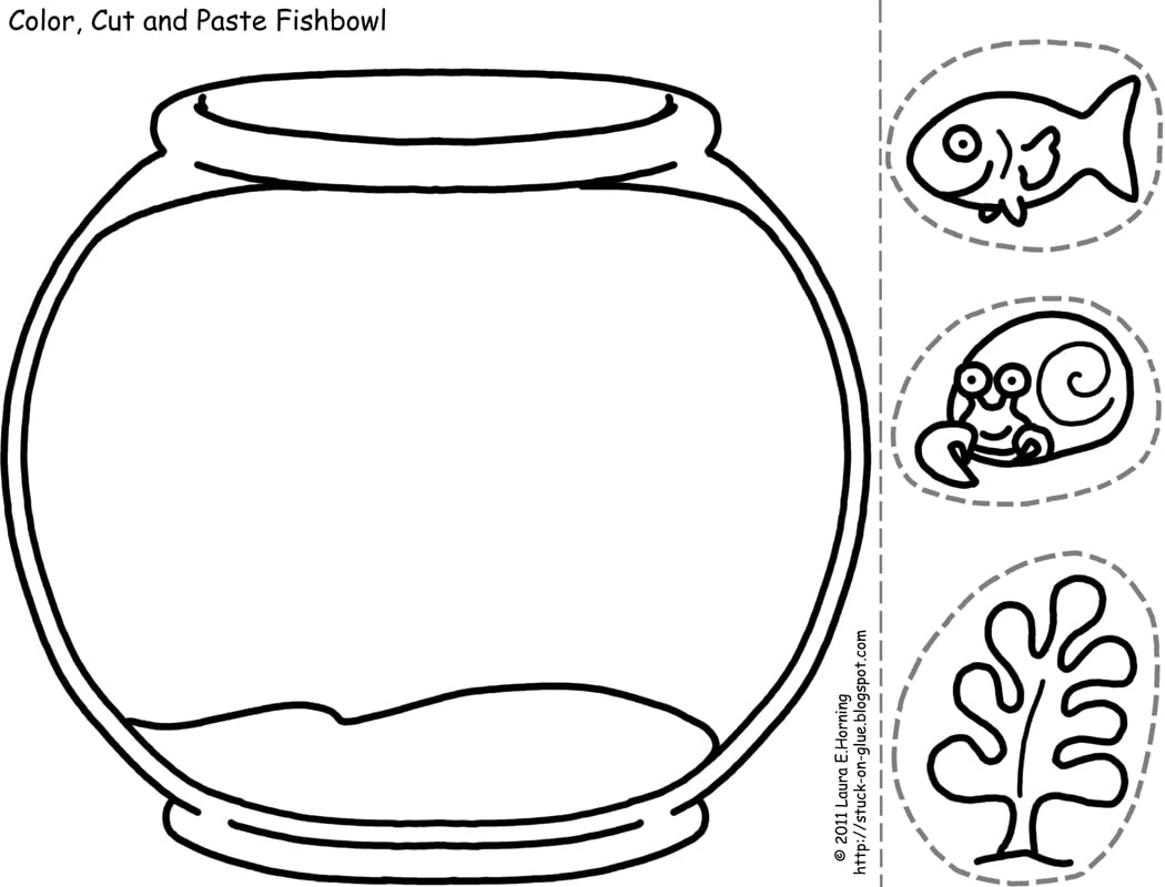 Printable Fish Bowl Template