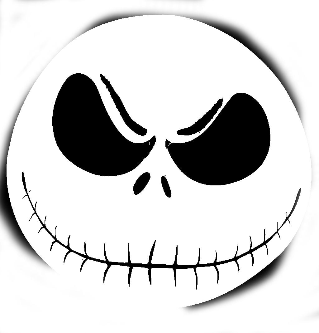 Printable Jack Skellington Pumpkin