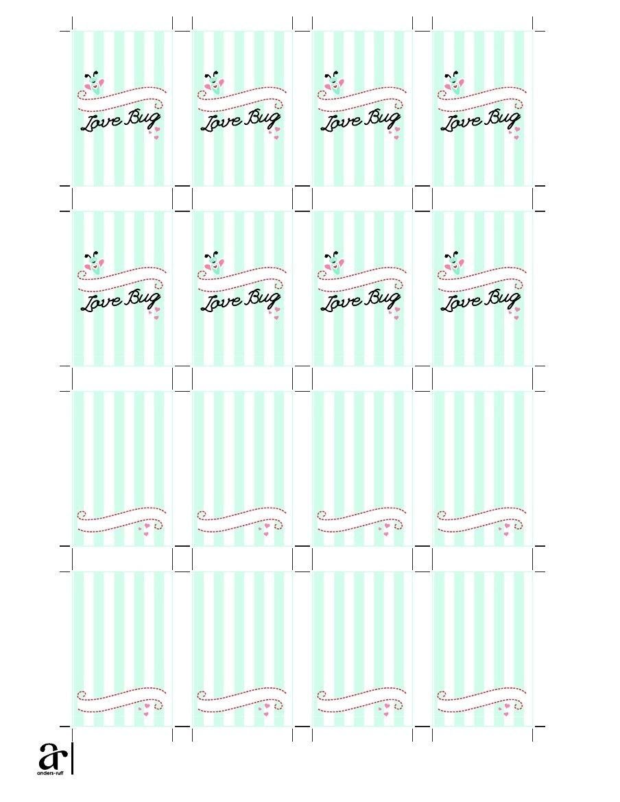 Free Printable Love Bug Label For Hand Sanitizer Bottles In Hand Sanitizer Label Templa Label Templates Labels Printables Free Templates Labels Printables Free