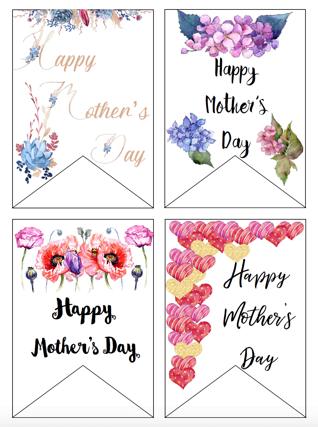 Free Printable Mother s Day Cards And Gift Tags Mothers Day Card Template Mother s Day Printables Mother s Day Gift Card