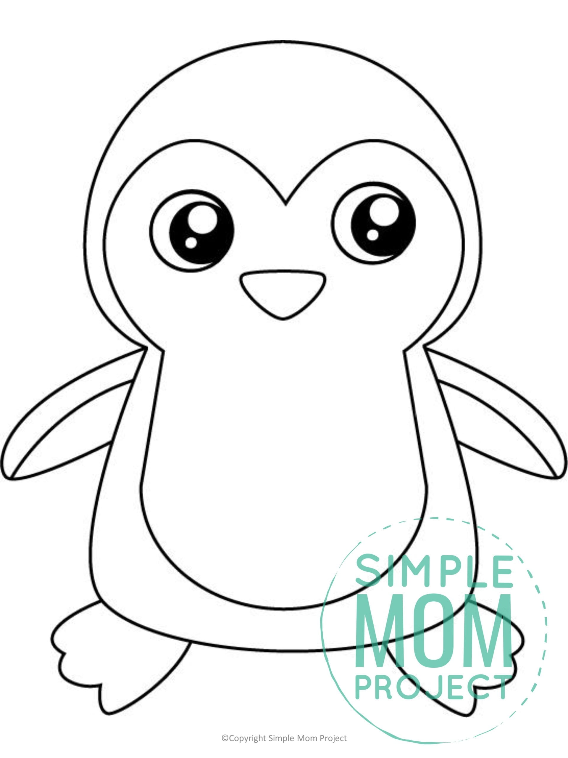 Penguin Template Free Printable