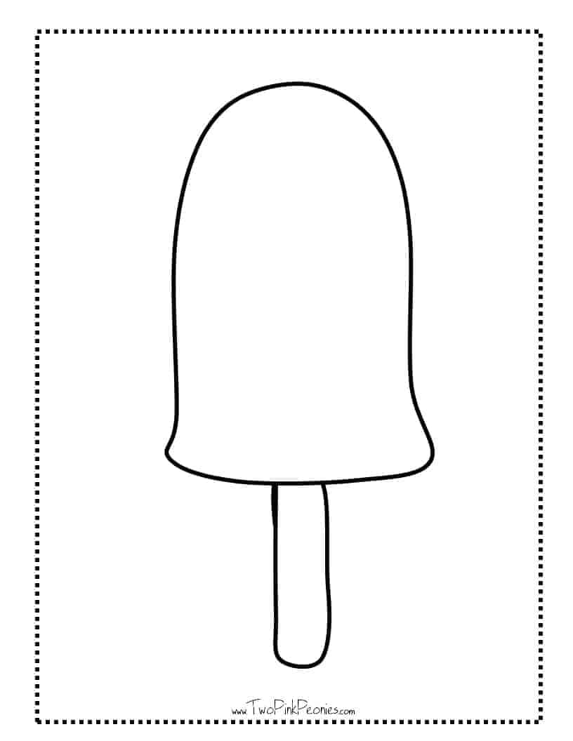 Free Printable Popsicle Template Instant Download with 4 Fun Ideas 