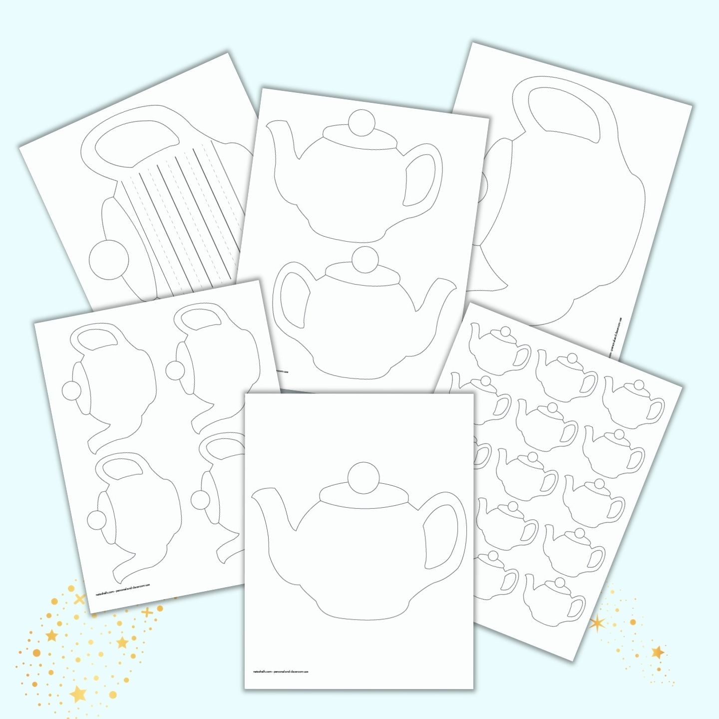 Free Printable Teapot Templates The Artisan Life