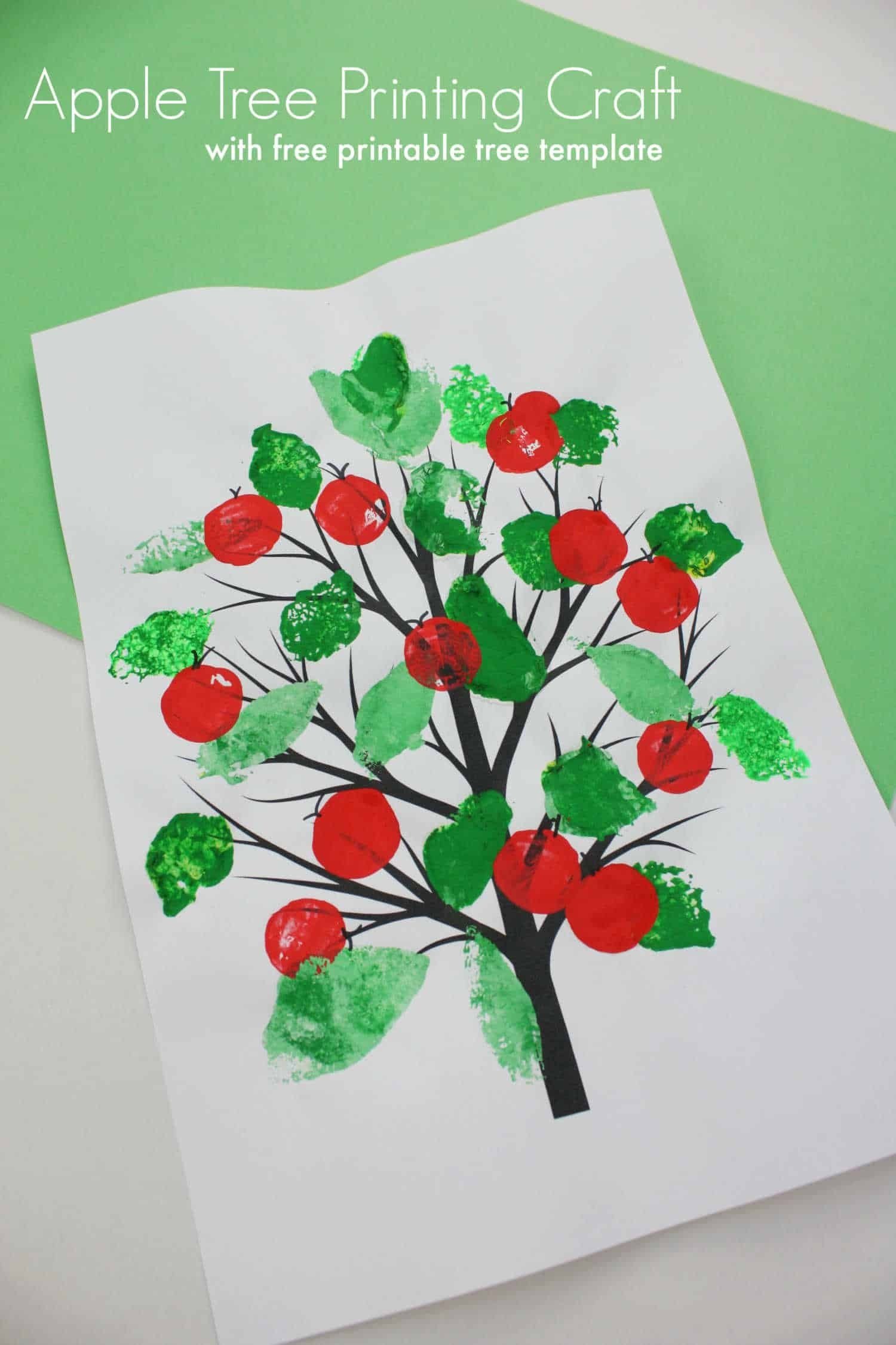 Printable Apple Tree Template