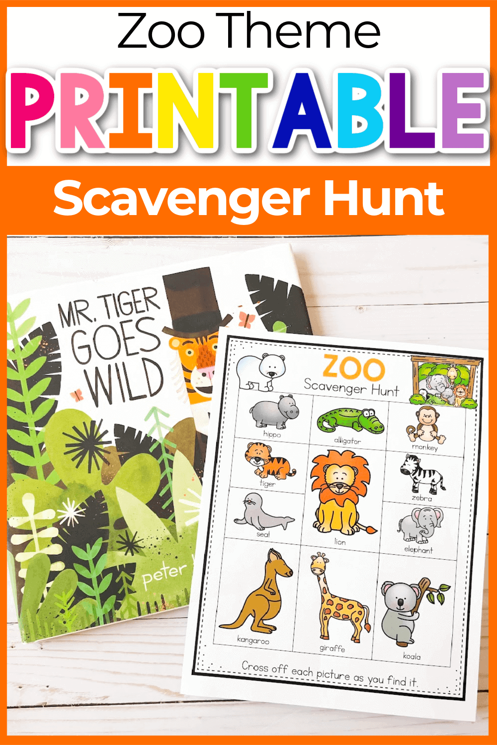 Free Printable Zoo Scavenger Hunt For Kids Life Over C s