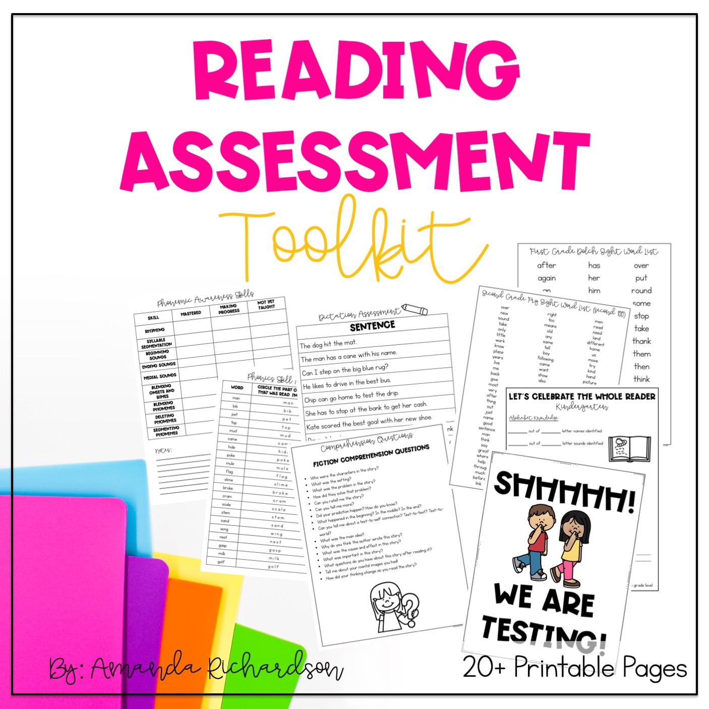 Free Printable Reading Assessment Test