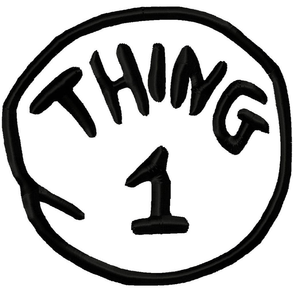 Thing One Printable Template