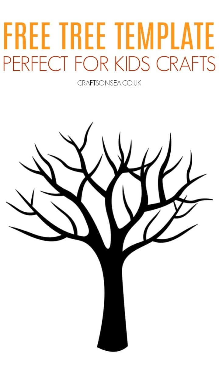 Printable Winter Tree Template