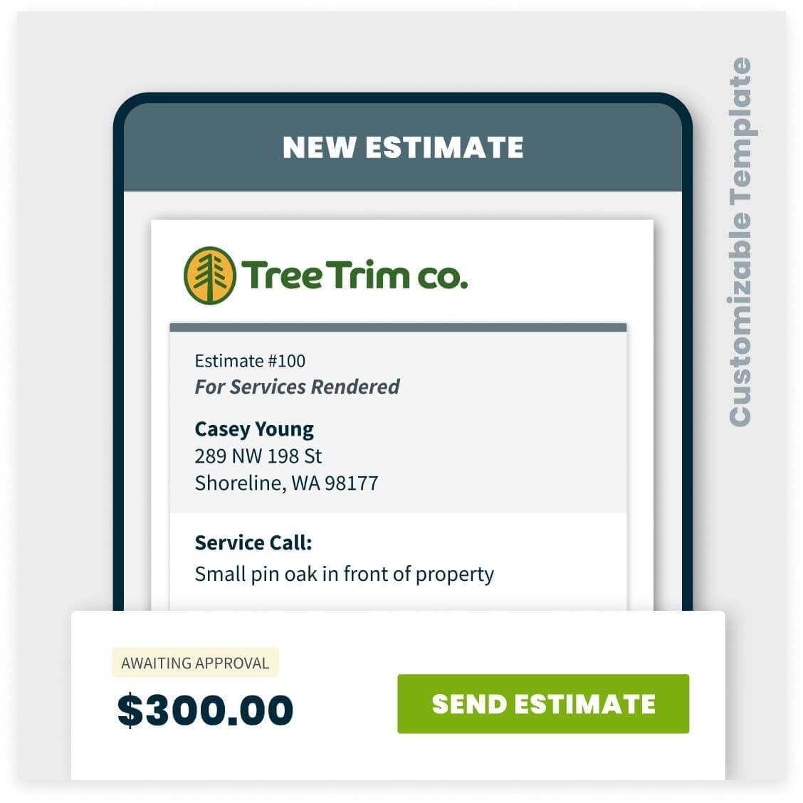 Printable Tree Service Estimate Template