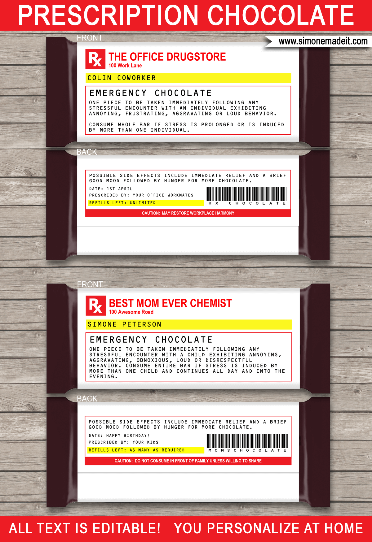 Printable Cvs Prescription Label Template